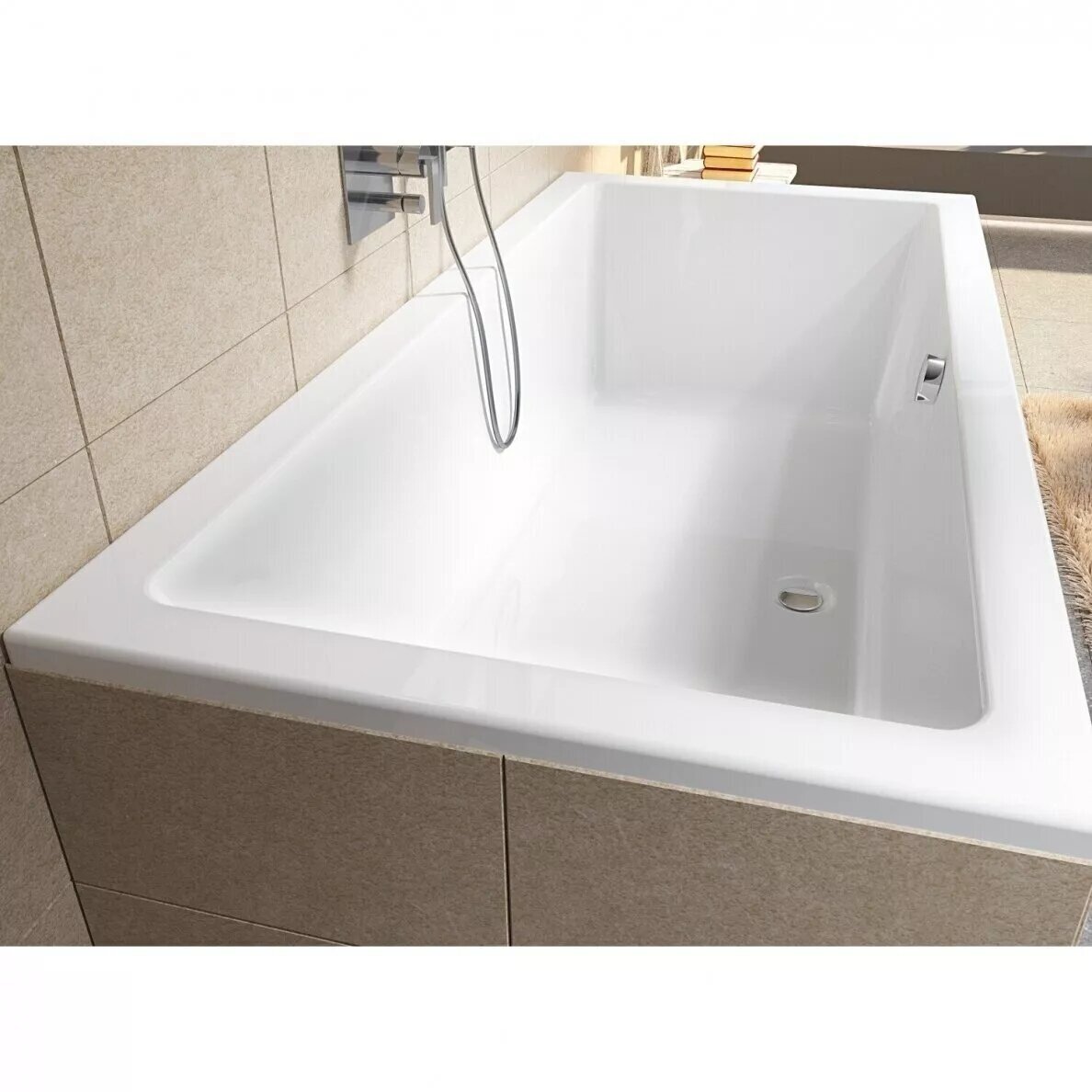 Akrilinė vonia Riho Lusso 200x90 cm, balta Akrilinė vonia Riho Lusso 200x90 cm, balta