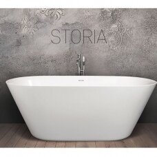 Akmens masės vonia PAA Storia 166 cm