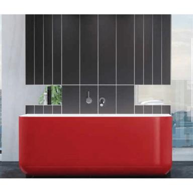 Akmens masės vonia Balteco GAMMA 159x71, RAL spalvos šonai Akmens masės vonia Balteco GAMMA 159x71, RAL spalvos šonai