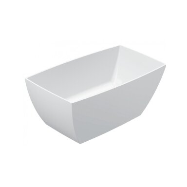Akmens masės vonia VAYER GEMINI 1450x750 balta Akmens masės vonia VAYER GEMINI 1450x750 balta