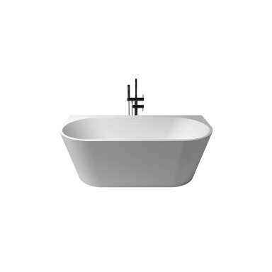 Akrilinė vonia Maracaibo Wall 170x80, White Matt Akrilinė vonia Maracaibo Wall 170x80, White Matt