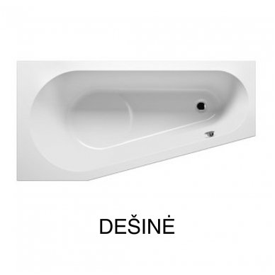 Akrilinė asimetrinė vonia RIHO DELTA 5