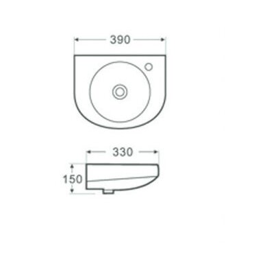 Pakabinamas praustuvas Karag LT-5060 Pakabinamas praustuvas Karag LT-5060