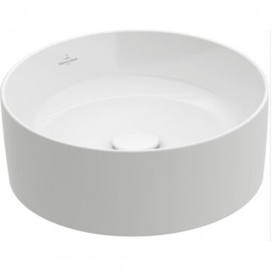 Apvalus pastatomas ant stalviršio praustuvas Villeroy&Boch Collaro ø40cm Apvalus pastatomas ant stalviršio praustuvas Villeroy&Boch Collaro ø40cm