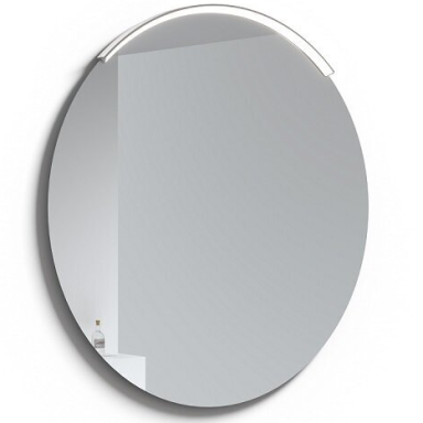 Apvalus veidrodis su aliuminiu šviestuvu RB ECO ROUND MOON 60 cm Apvalus veidrodis su aliuminiu šviestuvu RB ECO ROUND MOON 60 cm
