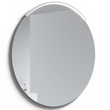 Apvalus veidrodis su aliuminiu šviestuvu RB ECO ROUND MOON 80 cm Apvalus veidrodis su aliuminiu šviestuvu RB ECO ROUND MOON 80 cm