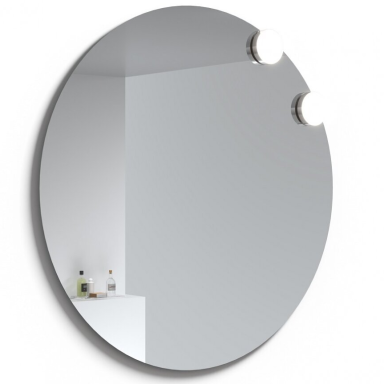 Apvalus veidrodis su dviem šviestuvais RB ECO ROUND 2 SOLAR, 100 cm Apvalus veidrodis su dviem šviestuvais RB ECO ROUND 2 SOLAR, 100 cm