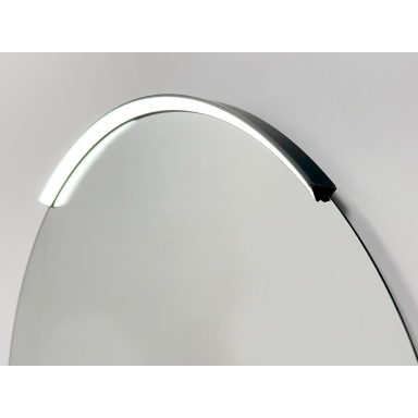 Apvalus veidrodis su juodu šviestuvu RB ECO ROUND MOON 100 cm Apvalus veidrodis su juodu šviestuvu RB ECO ROUND MOON 100 cm