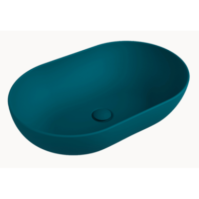 Flaminia App 62x40 pastatomas ant stalviršio praustuvas, spalvų pasirinkimas 22 Flaminia App 62x40 pastatomas ant stalviršio praustuvas, spalvų pasirinkimas 22