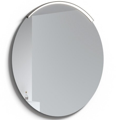 Apvalus veidrodis su juodu šviestuvu RB ECO ROUND MOON 80 cm Apvalus veidrodis su juodu šviestuvu RB ECO ROUND MOON 80 cm