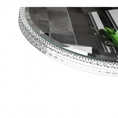 Apvalus veidrodis su LED apšvietimu RIO 60 cm 2 Apvalus veidrodis su LED apšvietimu RIO 60 cm 2