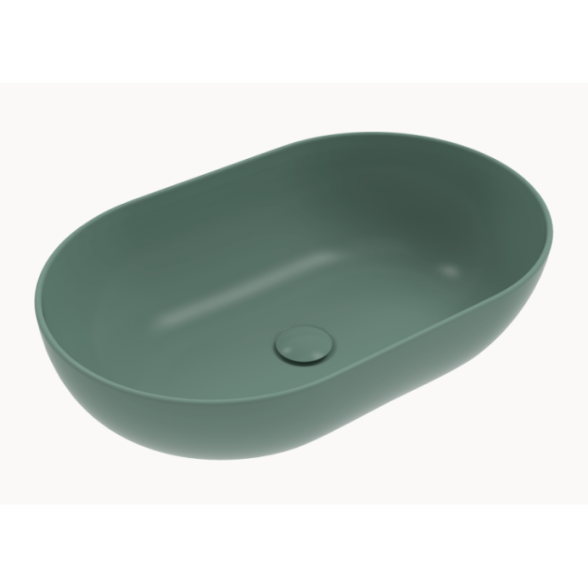 Flaminia App 62x40 pastatomas ant stalviršio praustuvas, spalvų pasirinkimas 17 Flaminia App 62x40 pastatomas ant stalviršio praustuvas, spalvų pasirinkimas 17