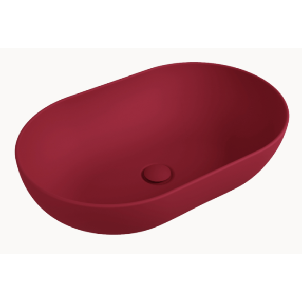 Flaminia App 62x40 pastatomas ant stalviršio praustuvas, spalvų pasirinkimas 23 Flaminia App 62x40 pastatomas ant stalviršio praustuvas, spalvų pasirinkimas 23