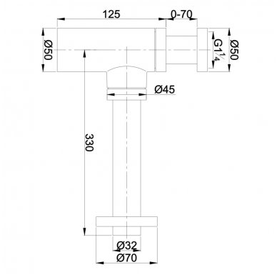 Aukso spalvos sifonas praustuvui A186GL 1 Aukso spalvos sifonas praustuvui A186GL 1
