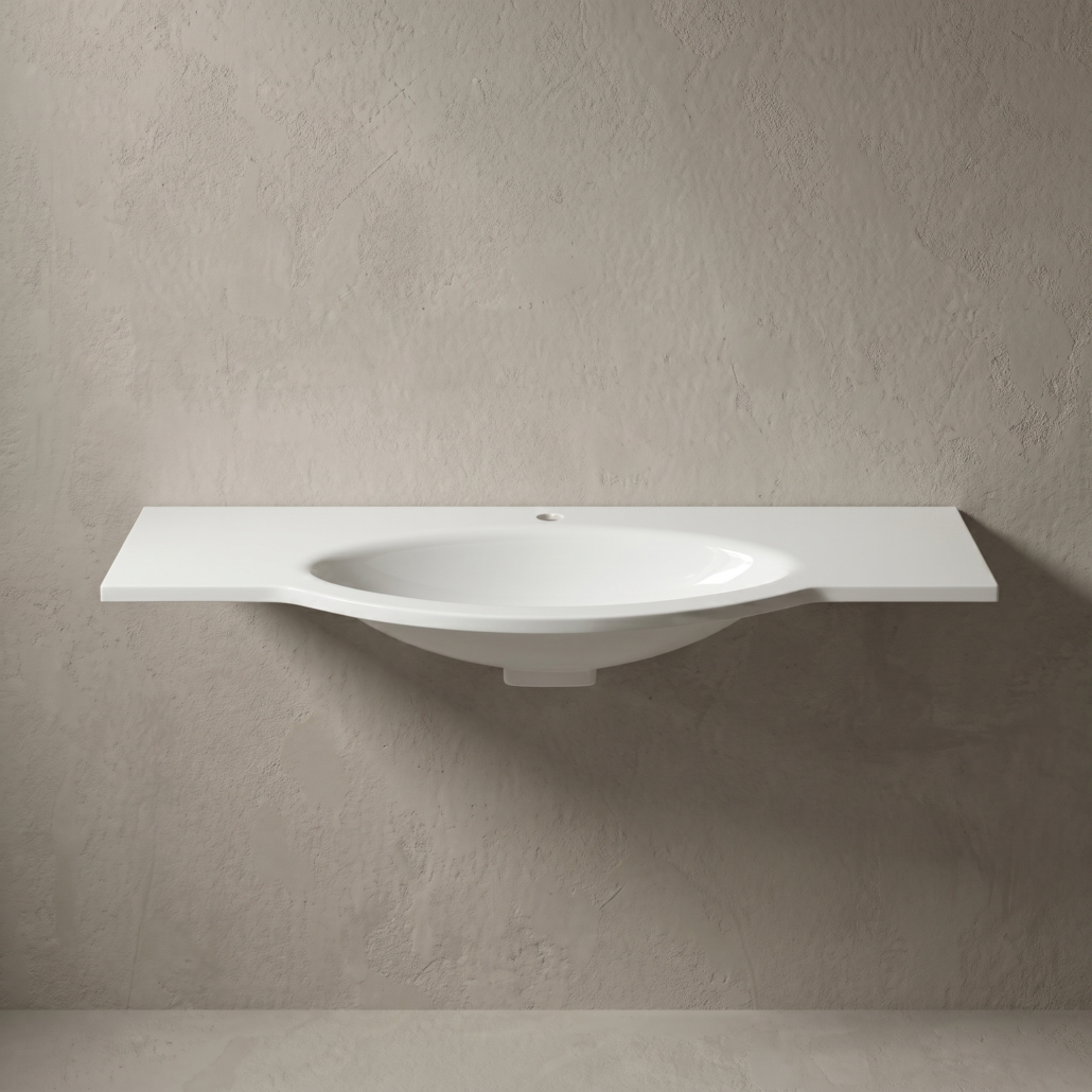 Baldinis lieto akmens praustuvas Vispool L-1300 1285x522 mm. 1 Baldinis lieto akmens praustuvas Vispool L-1300 1285x522 mm. 1