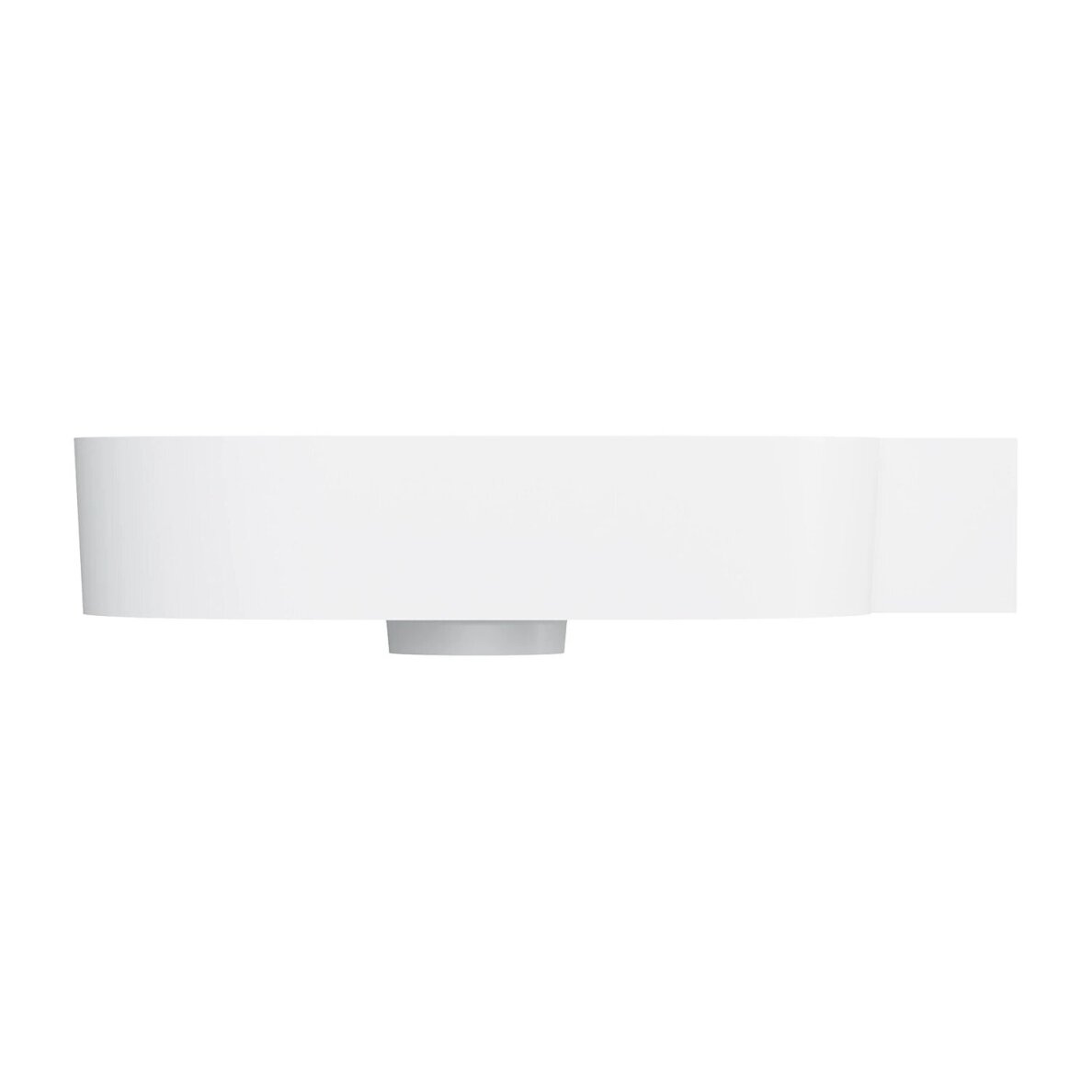 Baltos matinės spalvos pakabinamas/pastatomas ant stalviršio praustuvas Omnires OVO M+ 55 x 36 cm (dešinė) 3 Baltos matinės spalvos pakabinamas/pastatomas ant stalviršio praustuvas Omnires OVO M+ 55 x 36 cm (dešinė) 3