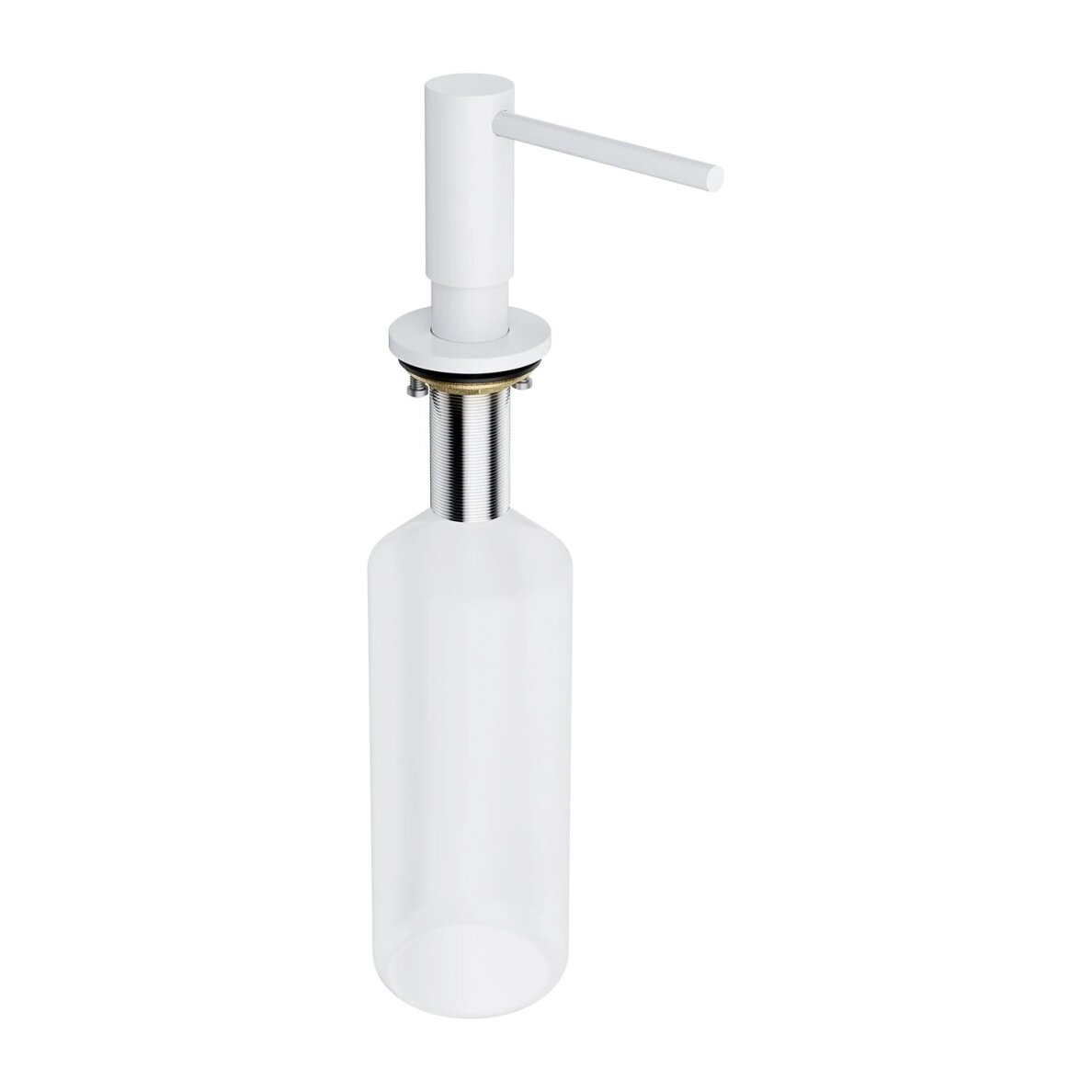 Baltos matinės spalvos dozatorius Omnires Modern Project 500 ml 2 Baltos matinės spalvos dozatorius Omnires Modern Project 500 ml 2