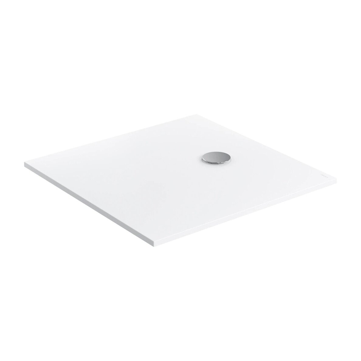 Baltos matinės spalvos dušo padėklas Omnires AQUAPURE M+ su anti-slip danga 80x80 cm Baltos matinės spalvos dušo padėklas Omnires AQUAPURE M+ su anti-slip danga 80x80 cm