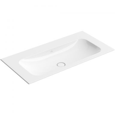 Baldinis praustuvas Villeroy&Boch Finion 100x50 be skylės maišytuvui su CeramicPlus danga Baldinis praustuvas Villeroy&Boch Finion 100x50 be skylės maišytuvui su CeramicPlus danga