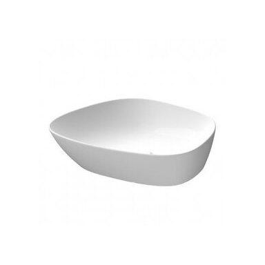 Baltos blizgios spalvos pastatomas ant stalviršio praustuvas Meissen Keramik KONTRA 48 cm Baltos blizgios spalvos pastatomas ant stalviršio praustuvas Meissen Keramik KONTRA 48 cm