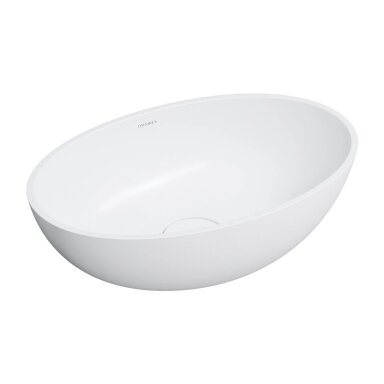 Baltos matinės spalvos pastatomas ant stalviršio praustuvas Omnires SHELL M+ SHELL500UNBM 50 x 32 cm Baltos matinės spalvos pastatomas ant stalviršio praustuvas Omnires SHELL M+ SHELL500UNBM 50 x 32 cm