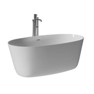Baltos blizgios spalvos vonia Alice Tala 170 x 80 cm Baltos blizgios spalvos vonia Alice Tala 170 x 80 cm