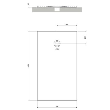 Baltos matinės spalvos dušo padėklas Omnires AQUAPURE M+ su anti-slip danga 140x80 cm Baltos matinės spalvos dušo padėklas Omnires AQUAPURE M+ su anti-slip danga 140x80 cm