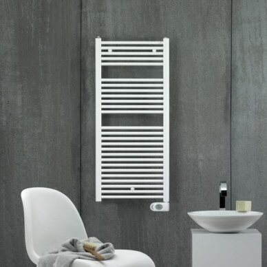Baltas elektrinis rankšluosčių džiovintuvas Zehnder Aura 50 x 90,6 cm