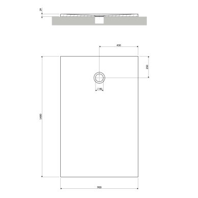 Baltos matinės spalvos dušo padėklas Omnires AQUAPURE M+ su anti-slip danga 140x90 cm 1 Baltos matinės spalvos dušo padėklas Omnires AQUAPURE M+ su anti-slip danga 140x90 cm 1