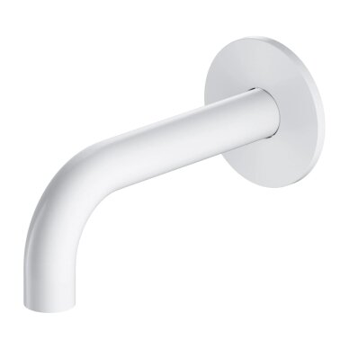 Baltos matinės spalvos potinkinis snapas voniai Omnires WDY-WM 16 cm Baltos matinės spalvos potinkinis snapas voniai Omnires WDY-WM 16 cm
