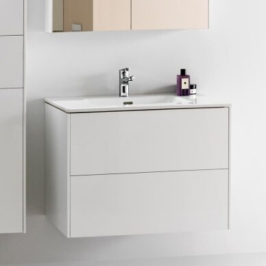 Baltos matinės spalvos spintelė su praustuvu Laufen Pro S 80 x 50 x 61 cm 1