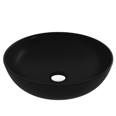 Bocchi Sottile Slim Line pastatomas praustuvas 38 cm, juodas matinis 1494-004-0125 Bocchi Sottile Slim Line pastatomas praustuvas 38 cm, juodas matinis 1494-004-0125