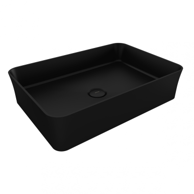 Bocchi Sottile Slim Line pastatomas praustuvas 55 x 38 cm, juodas matinis 1476-004-0125 Bocchi Sottile Slim Line pastatomas praustuvas 55 x 38 cm, juodas matinis 1476-004-0125