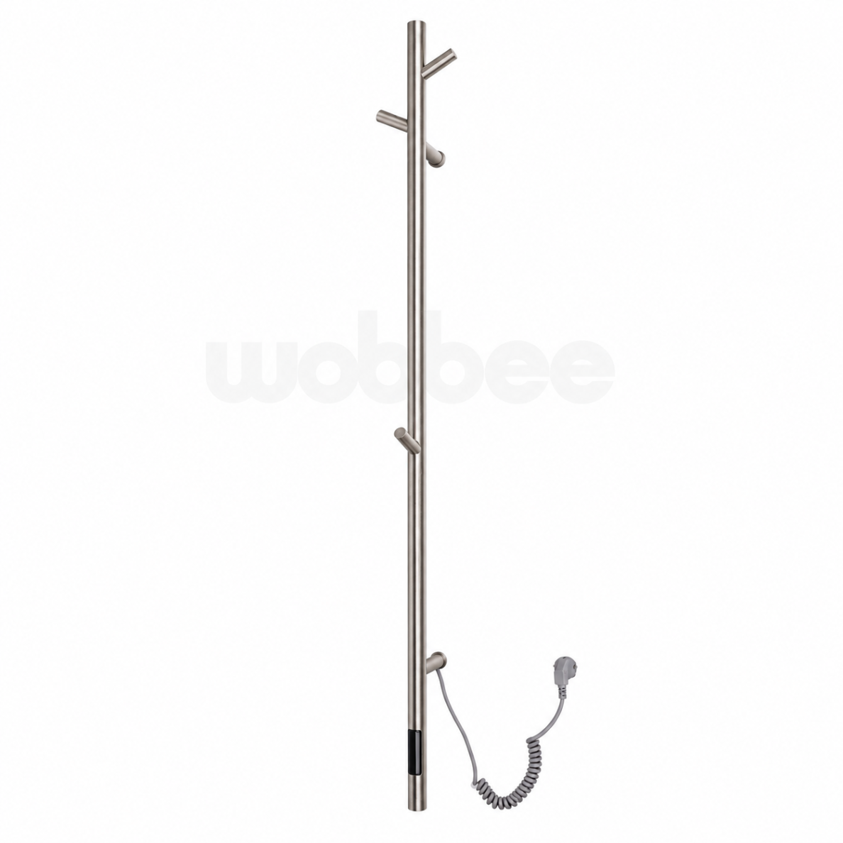 Brushed Nickel PVD spalvos Wobbee CHESTER elektrinis rankšluosčių džiovintuvas 150 x 14 cm 1 Brushed Nickel PVD spalvos Wobbee CHESTER elektrinis rankšluosčių džiovintuvas 150 x 14 cm 1