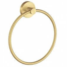 Braižyto aukso spalvos rankšluosčių kabykla žiedas SMEDBO HOME GOLD HV344