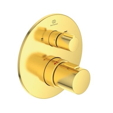 BRAIŽYTO AUKSO SPALVOS POTINKINIS DUŠO KOMPLEKTAS IDEAL STANDARD CERATHERM T100 BRAIŽYTO AUKSO SPALVOS POTINKINIS DUŠO KOMPLEKTAS IDEAL STANDARD CERATHERM T100