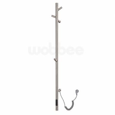 Brushed Nickel PVD spalvos Wobbee CHESTER elektrinis rankšluosčių džiovintuvas 150 x 14 cm 1 Brushed Nickel PVD spalvos Wobbee CHESTER elektrinis rankšluosčių džiovintuvas 150 x 14 cm 1