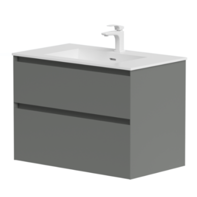 Kame LOFT baldų komplektas 80, pasirenkama spintelės spalva 10