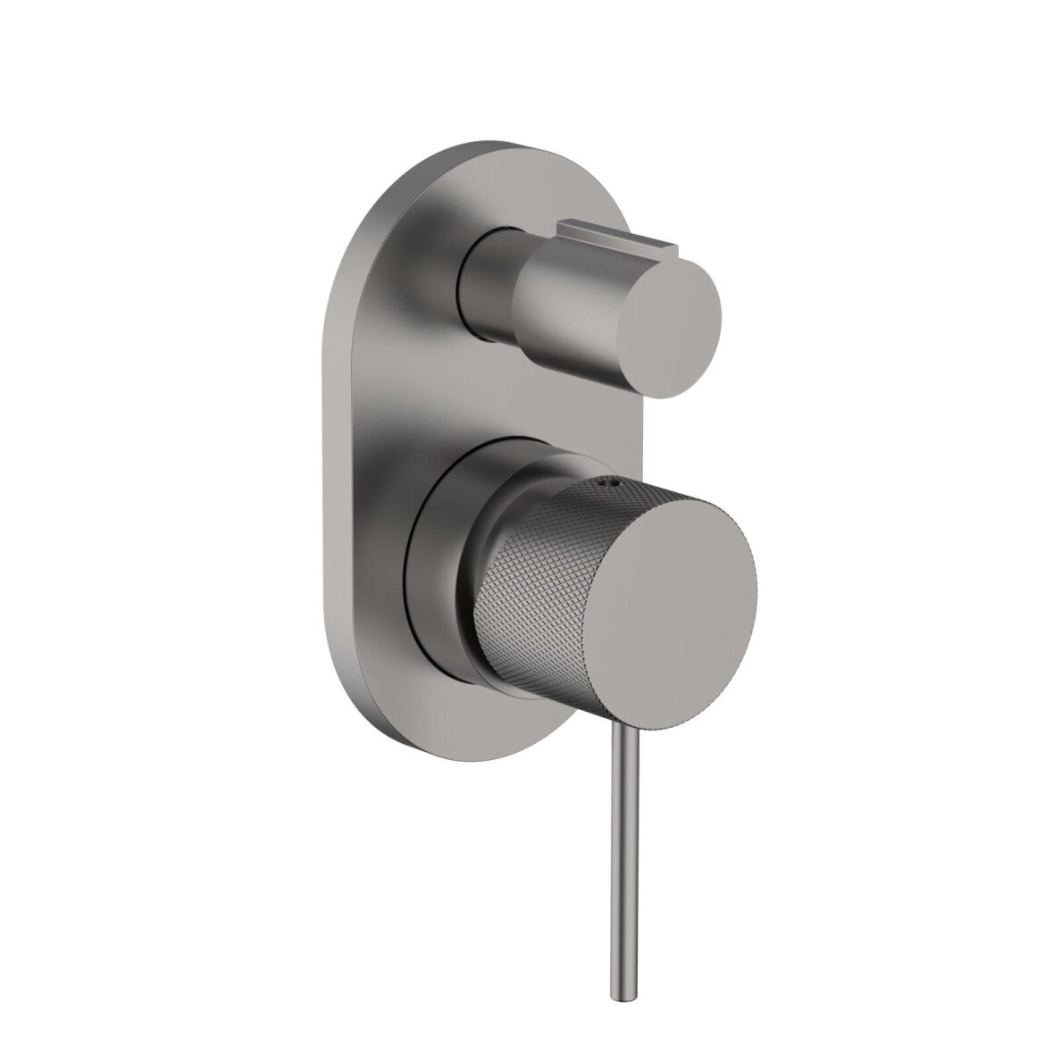 Brushed nickel spalvos potinkinis vonios/dušo maišytuvas Teorema LAB 3.0 Brushed nickel spalvos potinkinis vonios/dušo maišytuvas Teorema LAB 3.0