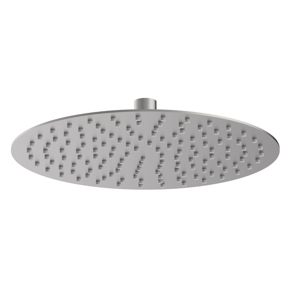 Brushed nickel spalvos stacionari dušo galva Teorema Forty5/LAB 3.0 30 cm