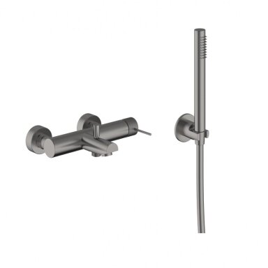 Brushed nickel spalvos maišytuvas voniai Teorema LAB 3.0 Brushed nickel spalvos maišytuvas voniai Teorema LAB 3.0
