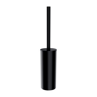Juodos matinės spalvos pastatomas tualetinis šepetys Modern Project MP60622BL