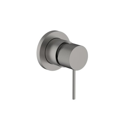 Brushed nickel spalvos potinkinis dviejų taškų divertorius Teorema LAB 3.0 Brushed nickel spalvos potinkinis dviejų taškų divertorius Teorema LAB 3.0
