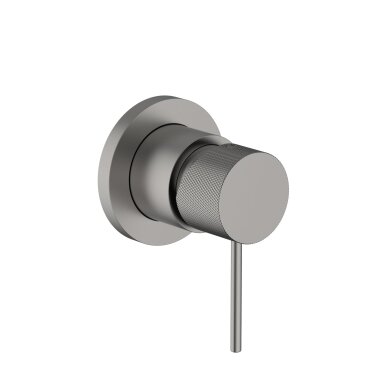Brushed nickel spalvos potinkinis vieno taško maišytuvas Teorema LAB 3.0