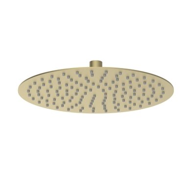 Soft brass spalvos stacionari dušo galva Teorema Forty5 30 cm