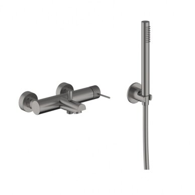 Brushed nickel spalvos maišytuvas voniai Teorema LAB 3.0 Brushed nickel spalvos maišytuvas voniai Teorema LAB 3.0