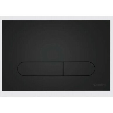 Juodos spalvos Duravit mygtukas WC RĖMUI DURASYSTEM BETA 100 Juodos spalvos Duravit mygtukas WC RĖMUI DURASYSTEM BETA 100