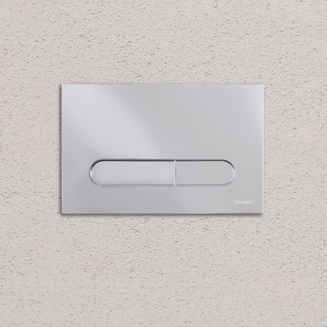 Chromuotas Duravit mygtukas WC RĖMUI DURASYSTEM BETA 100 1 Chromuotas Duravit mygtukas WC RĖMUI DURASYSTEM BETA 100 1