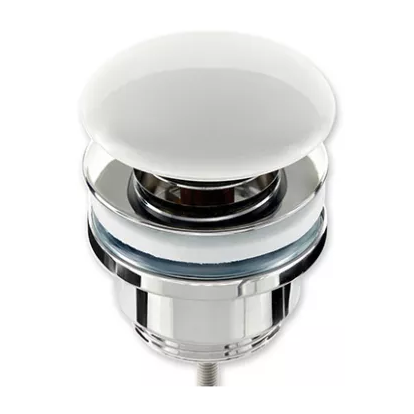 Click-Clack vožtuvo su baltu dangteliu komplektas su sifonu BMWB praustuvams