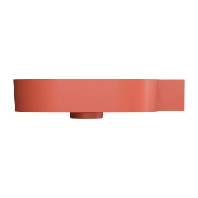 Matt terracotta spalvos pakabinamas/pastatomas ant stalviršio praustuvas Omnires OVO M+ 64 x 44 cm (dešinė) 3 Matt terracotta spalvos pakabinamas/pastatomas ant stalviršio praustuvas Omnires OVO M+ 64 x 44 cm (dešinė) 3